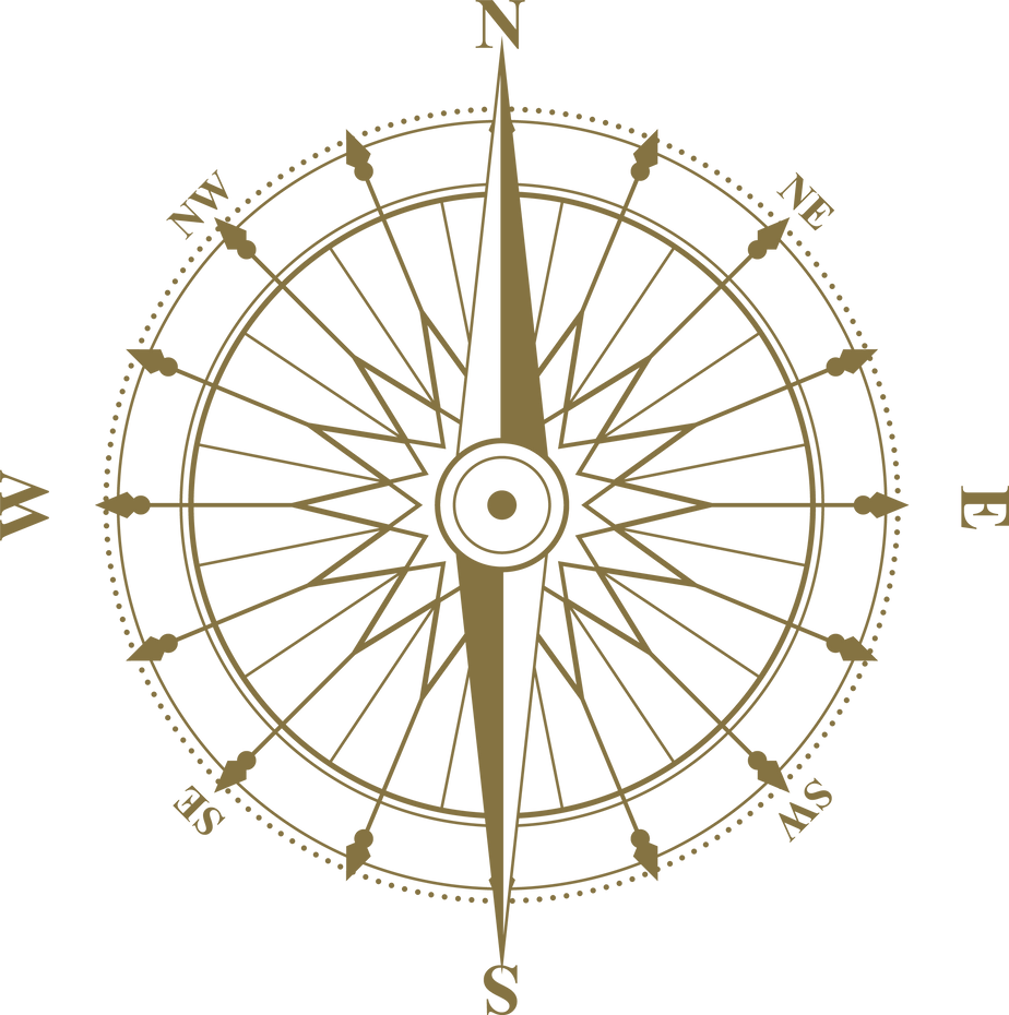 Marine rose wind. Retro nautical map compass